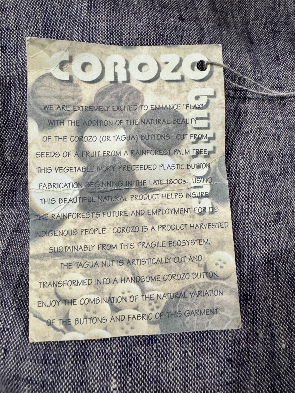 FLAX 100% Organic Linen Button Up Jacket Women’s Size Large NWT - Picture 6 of 7